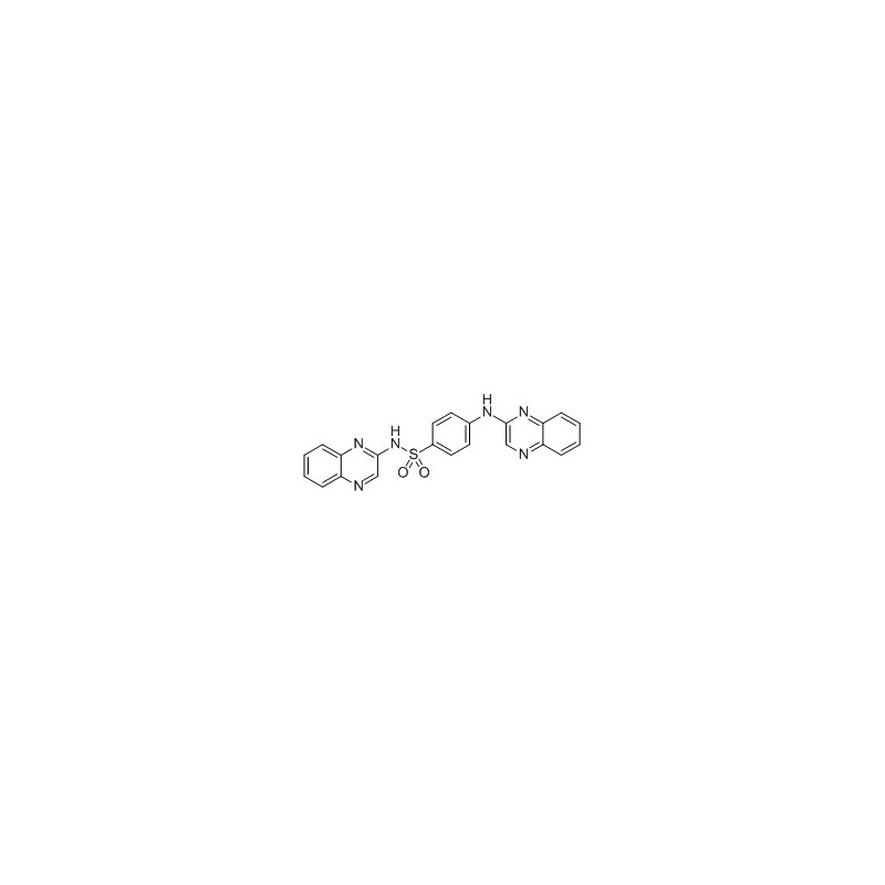 Structure of N-(Quinoxalin-2-yl)-4-(quinoxalin-2-ylamino)benzenesulfonamide