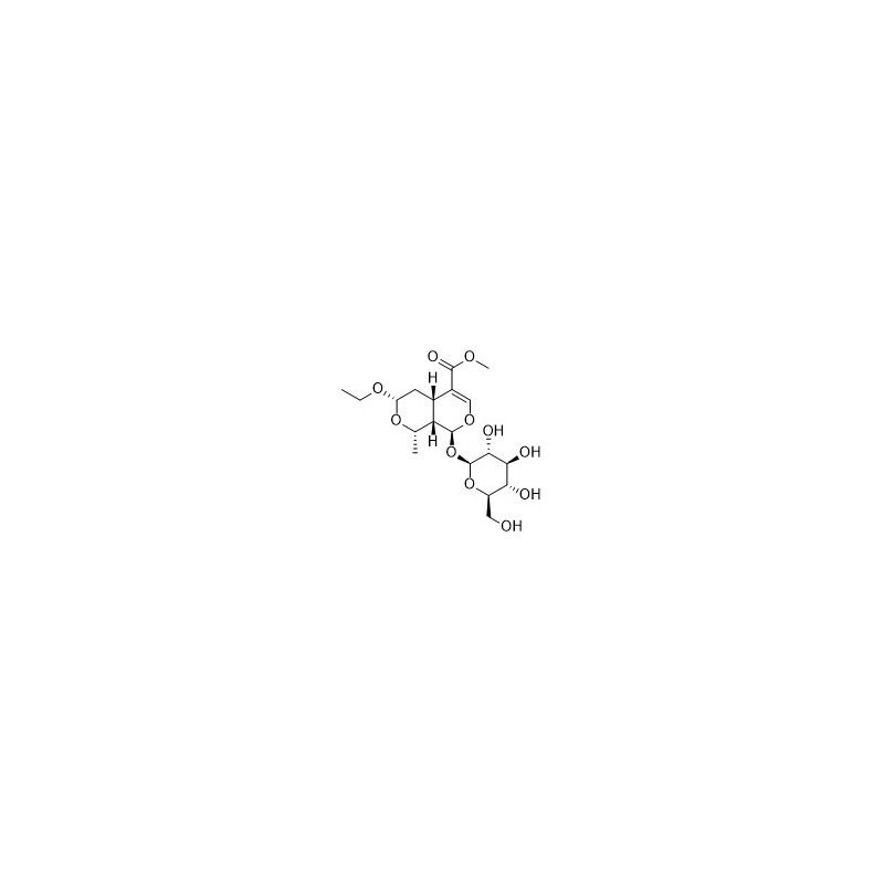 Structure of 1116650-29-3 | 7α-O-Ethylmorroniside