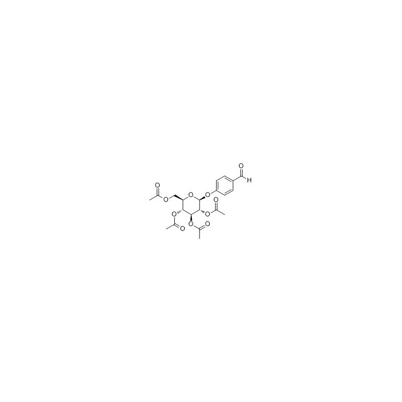 Structure of 31873-42-4 | 4-Formylphenyl(tetra-O-acetyl)-β-D-glucopyranoside