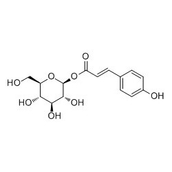 Structure of 7139-64-2 | 1-O-p-Coumaroylglucose