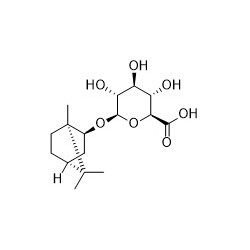 Structure of 1642562-41-1 | Borneol glucuronide