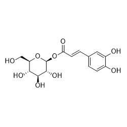 Structure of 14364-08-0 | 1-O-Caffeoylglucose