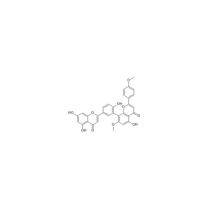Structure of 34293-14-6 | Amentoflavone 7''