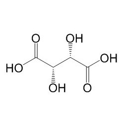 Structure of 133-37-9 | DL-Tartaric acid