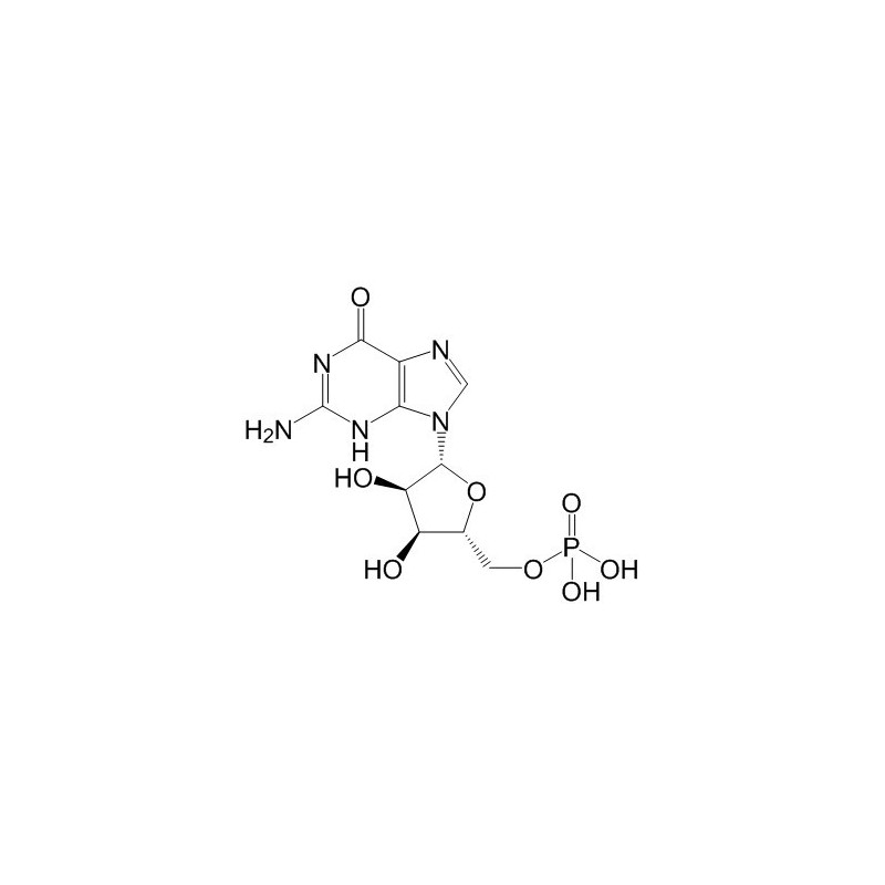 Structure of 85-32-5 | 5'-Guanylic acid