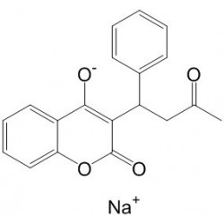 Structure of 129-06-6 | Warfarin sodium