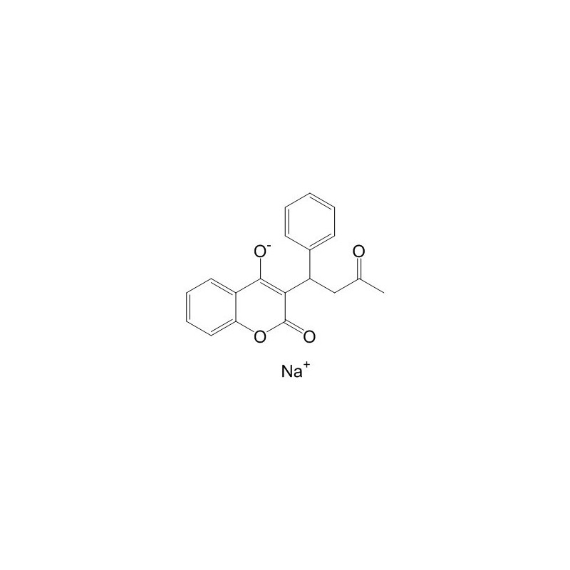 Structure of 129-06-6 | Warfarin sodium