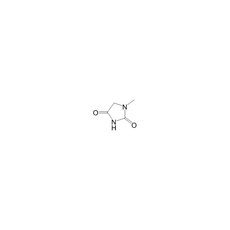 Structure of 616-04-6 | 1-Methylhydantoin