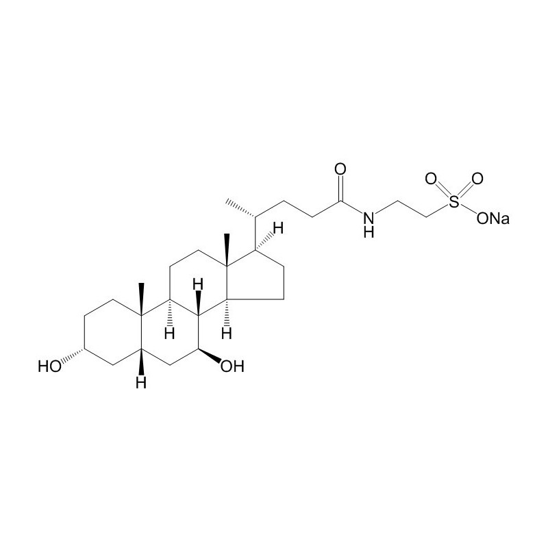Structure of 35807-85-3 | Sodium tauroursodeoxycholate