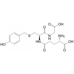 Structure of 129636-38-0 | L-γ-Glutamyl-S-[(4-hydroxyphenyl)methyl]-L-cysteinylglycine