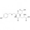 Structure of 129636-38-0 | L-γ-Glutamyl-S-[(4-hydroxyphenyl)methyl]-L-cysteinylglycine
