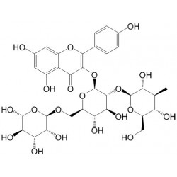 Structure of 55696-58-7 | Kaempferol-3-O-(2"-O-β-D- glucopyl)-β-D-rutinoside