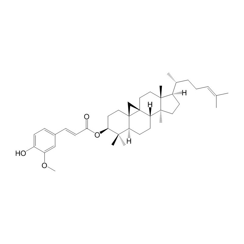 Structure of 21238-33-5 | Cycloartenyl ferulate
