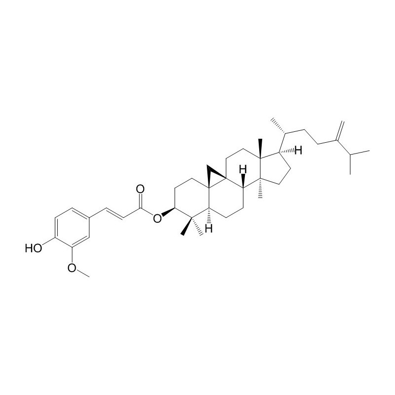 Structure of 469-36-3 | 24-Methylene cycloartanyl ferulate