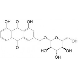 Structure of 50488-89-6 | Aloe-emodin-3-(hydroxymethyl)-O-β-D-glucopyranoside