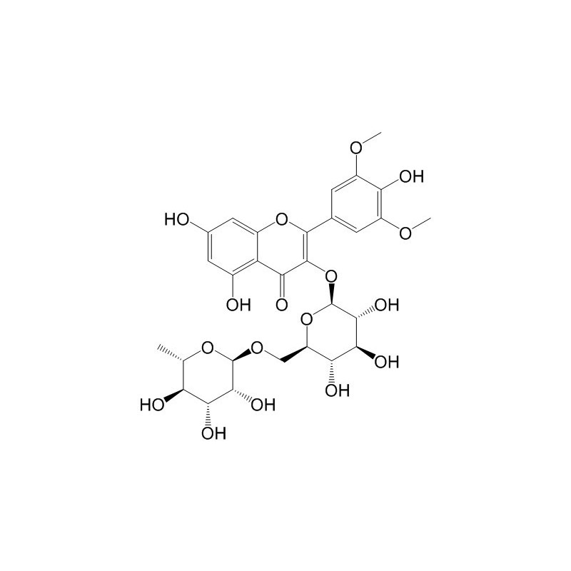 Structure of 53430-50-5 | Syringetin-3-O-rutinoside