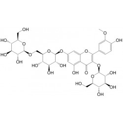 Structure of 60778-00-9 | Isorhamnetin 3-O-β-D-glucose-7-O-β-D-gentiobioside
