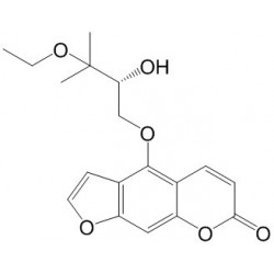 Structure of 55481-87-3 | Oxypeucedanin hydrate-3’’-ethyl ether
