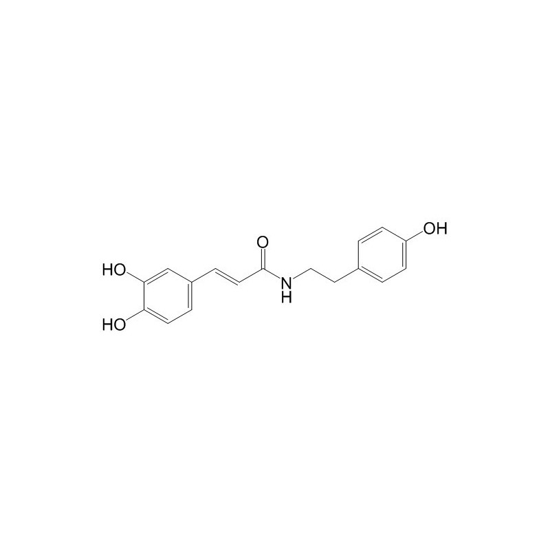 Structure of 103188-48-3 | N-trans-Caffeoyltyramine
