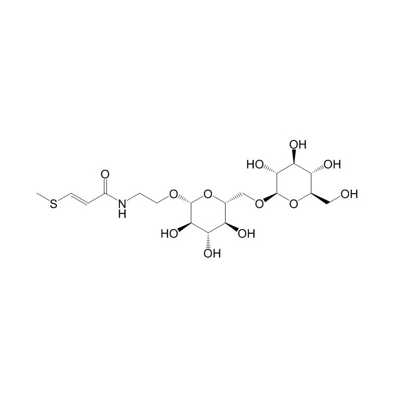 Structure of 1427191-48-7 | Entadamide A 2' -O- ( 6''-O-β-D-glucopyranosyl ) -β-D-glucopyranoside