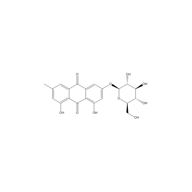 Structure of 34298-85-6 | Emodin 6-O-β-D-glucoside
