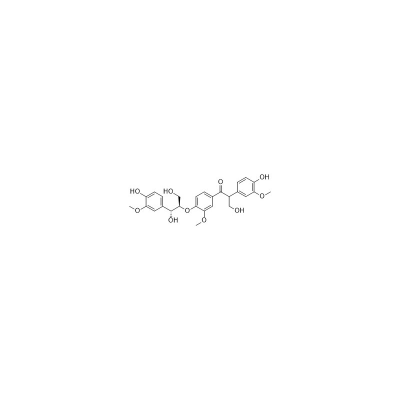 Structure of 1621072-58-9 | Evofolin B 4-O-(threo-β-guaiacylglyceryl) ether