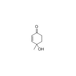 Structure of 70150-56-0 | 4-Hydroxy-4-methylcyclohex-2-en-1-one