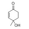 Structure of 70150-56-0 | 4-Hydroxy-4-methylcyclohex-2-en-1-one