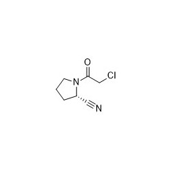 Structure of 207557-35-5 | 1-(2-Chloroacetyl)pyrrolidine-2-carbonitrile