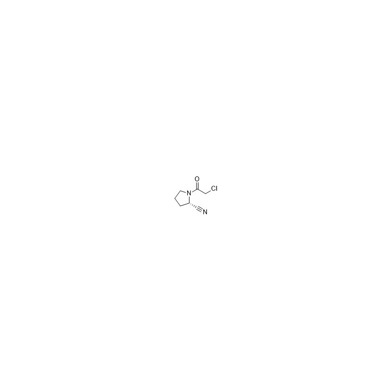 Structure of 207557-35-5 | 1-(2-Chloroacetyl)pyrrolidine-2-carbonitrile