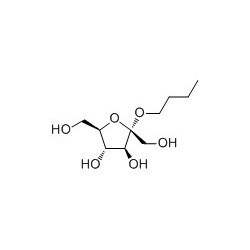 Structure of 80971-59-1 | n-Butyl α-D-fructofuranoside