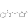 Structure of 100718-44-3 | 4-(5-Oxotetrahydrofuran-2-yl)-N-phenylbutanamide