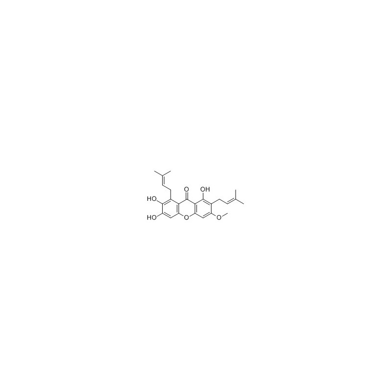 Structure of 869669-62-5 | Dulcisxanthone B