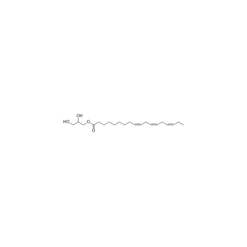 Structure of 18465-99-1 | 1-O-Linolenoylglycerol