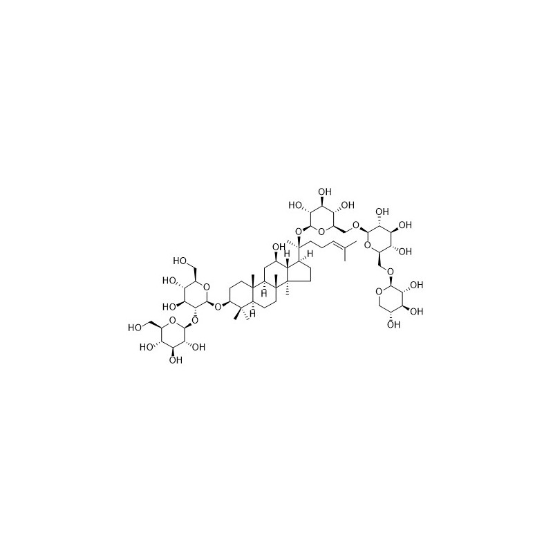 Structure of 87741-77-3 | Notoginsenoside R4