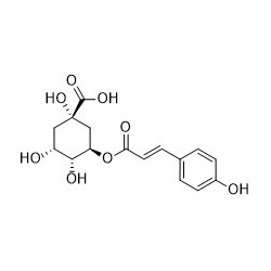 Structure of 5746-55-4 | 3-O-p-Coumaroylquinic acid
