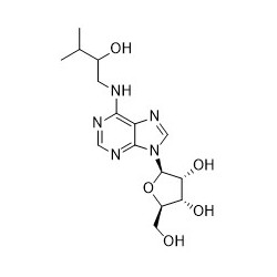 Structure of 22662-01-7 | N-(2-Hydroxy-3-methylbutyl)adenosine