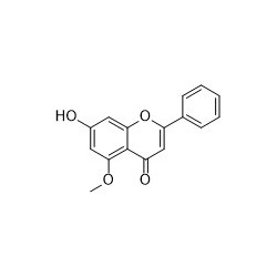 Structure of 33554-47-1 | Chrysin 5-methyl ether