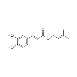 Structure of 118971-61-2 | 3-Methyl-2-butenyl caffeate