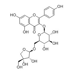 Structure of 946827-13-0 | 6''-O-β-D-Apiofuranosylastragalin