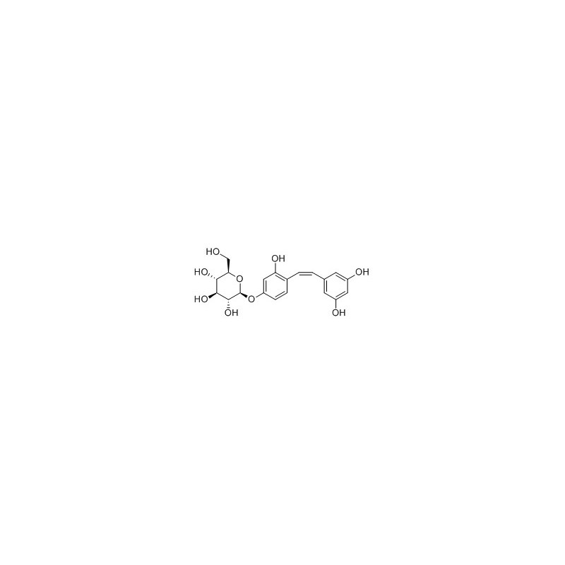 Structure of 863329-67-3 | cis-Oxyresveratrol 4'-O-glucoside