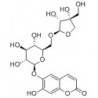 Structure of 163017-13-8 | Esculetin 6-O-β-D-apiofuranosyl-(1→6)-β-D-glucopyranoside