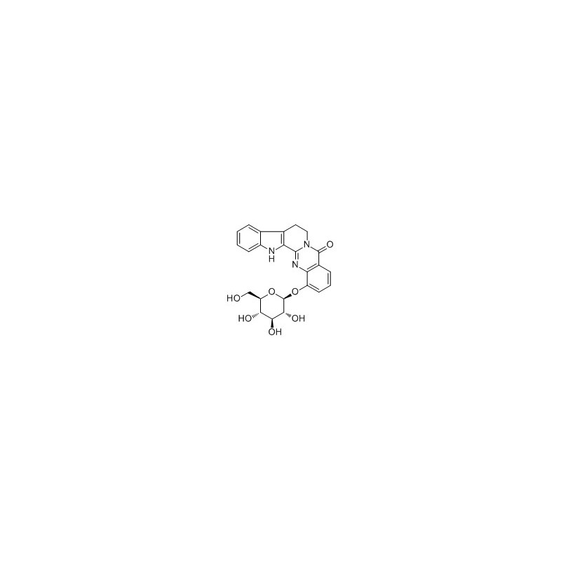 Structure of 1884364-62-8 | 1-Hydroxyrutaecarpine 1-O-glucoside