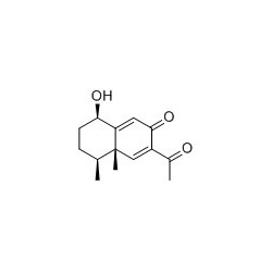 Structure of 161127-52-2 | 1β-Hydroxy-12-noreremophila-6
