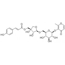 Structure of 1018452-31-7 | Maltol 3-O-(5-O-p-coumaroyl)-β-D-apiofuranosyl-(1→6)-O-β-D-glucopyranoside