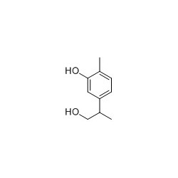 Structure of 111044-80-5 | 5-(1-Hydroxypropan-2-yl)-2-methylphenol