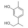 Structure of 111044-80-5 | 5-(1-Hydroxypropan-2-yl)-2-methylphenol