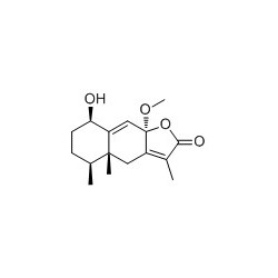 Structure of 849700-45-4 | 1β-Hydroxy-8α-methoxyeremophila-7(11)