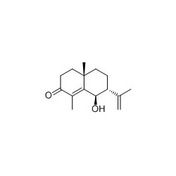 Structure of 6851-55-4 | 6β-Hydroxy-7-epi-α-cyperone