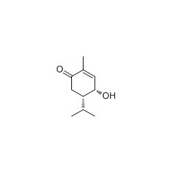 Structure of 78085-72-0 | (-)-3-Hydroxy-p-menth-1-en-6-one